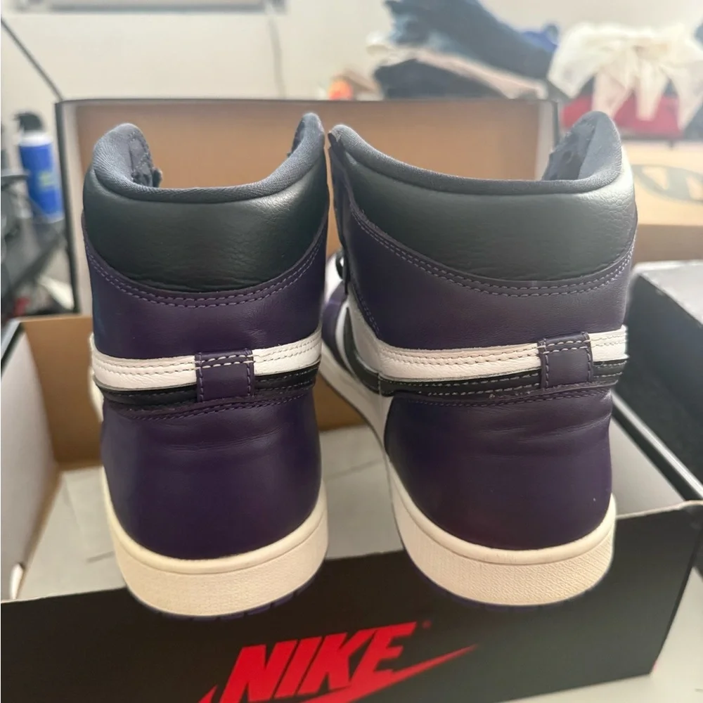 Nike Jordan 1 Mid Trainers Size 10.5 - Picture 3 of 7